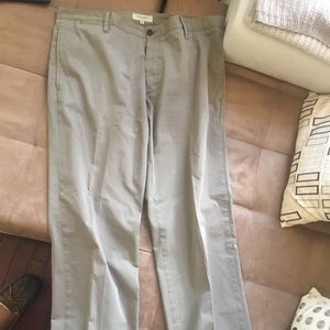 Burberry khaki trousers
